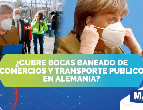 ¿Cubre bocas baneado de comercios y transporte público en Alemania?